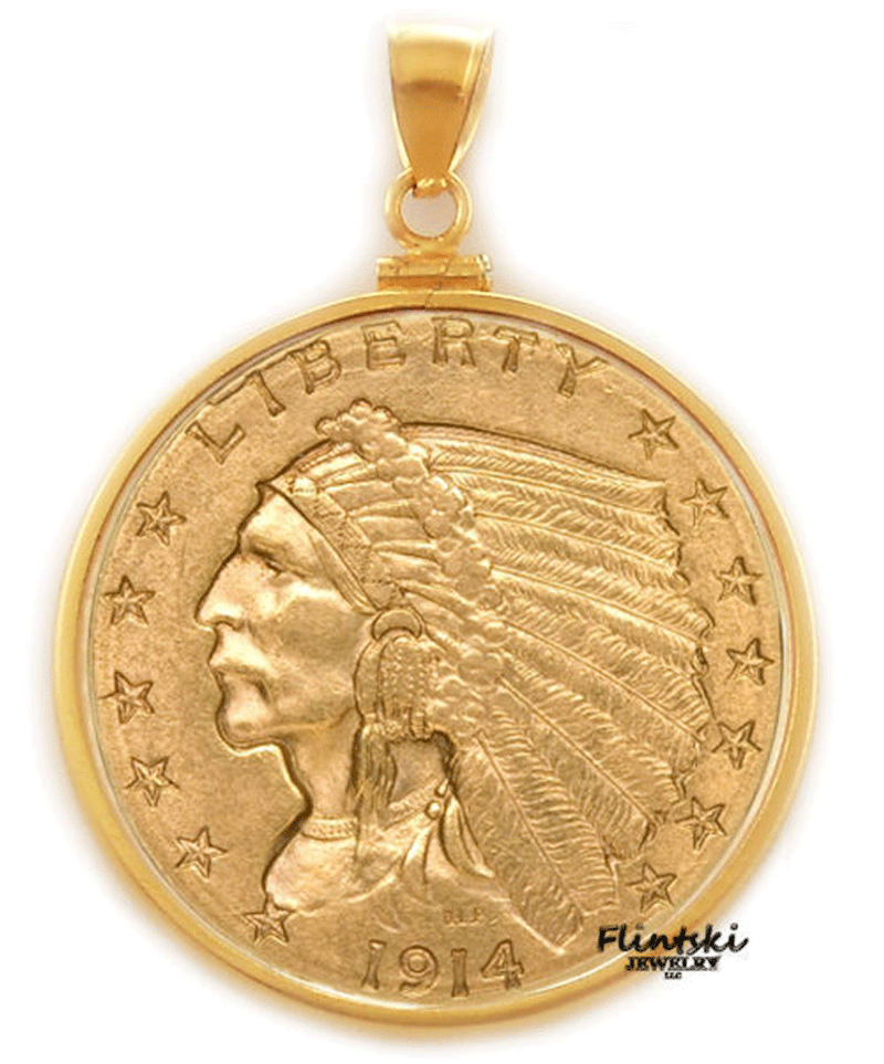 24k Gold Coin Pendant | vlr.eng.br