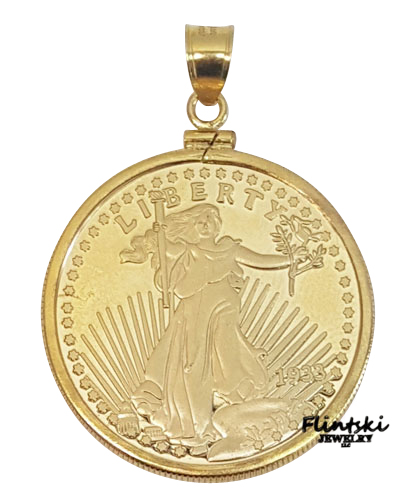 Lot 56: $20 Liberty Gold Coin Necklace | Case Auctions