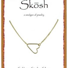 Skosh Gold Plated Sweet Heart Necklace