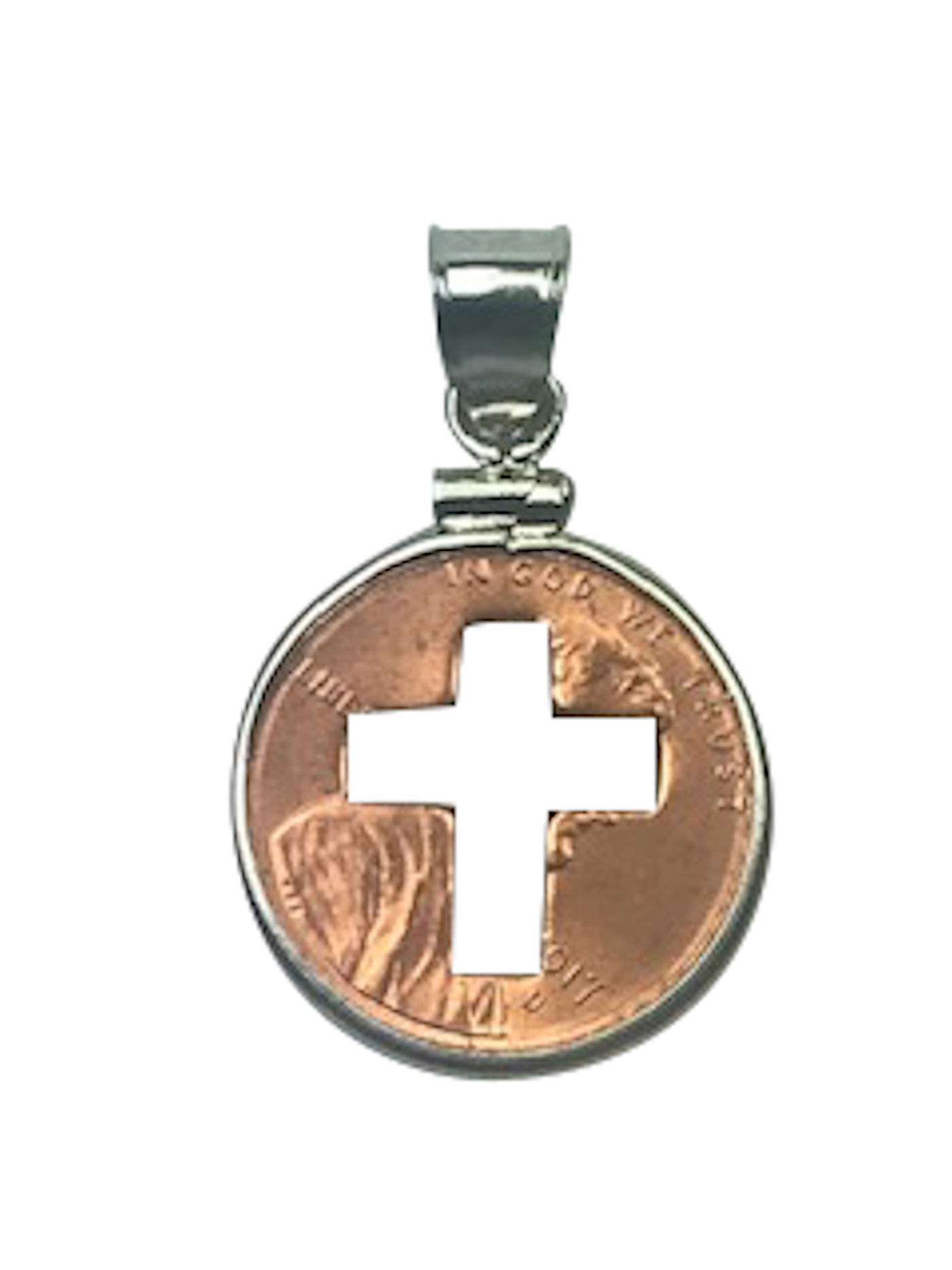 Cross Medallion Coin Necklace – LiaBella